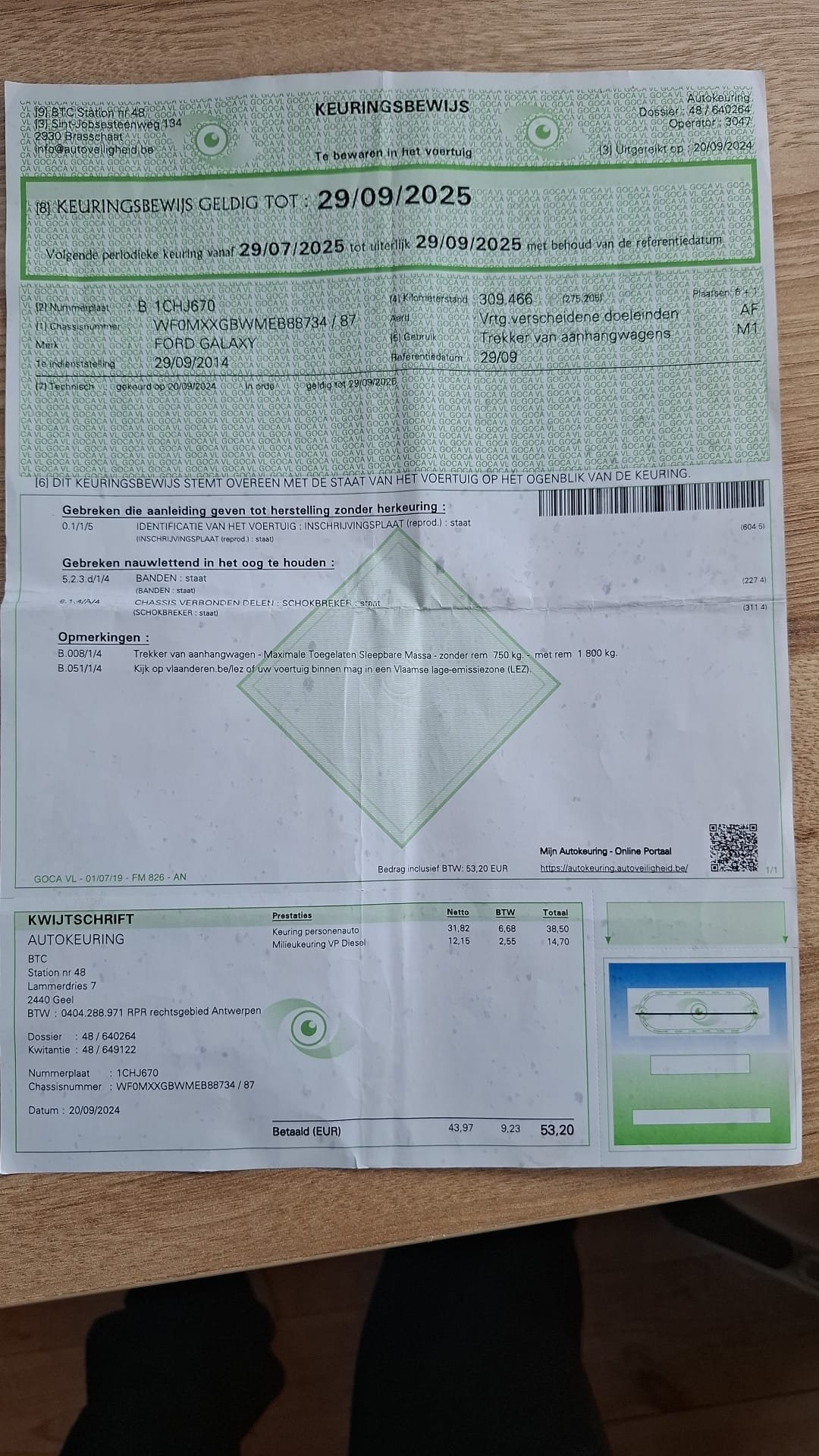 FORD GALAXY TITANIUM 2.0D 100KW full