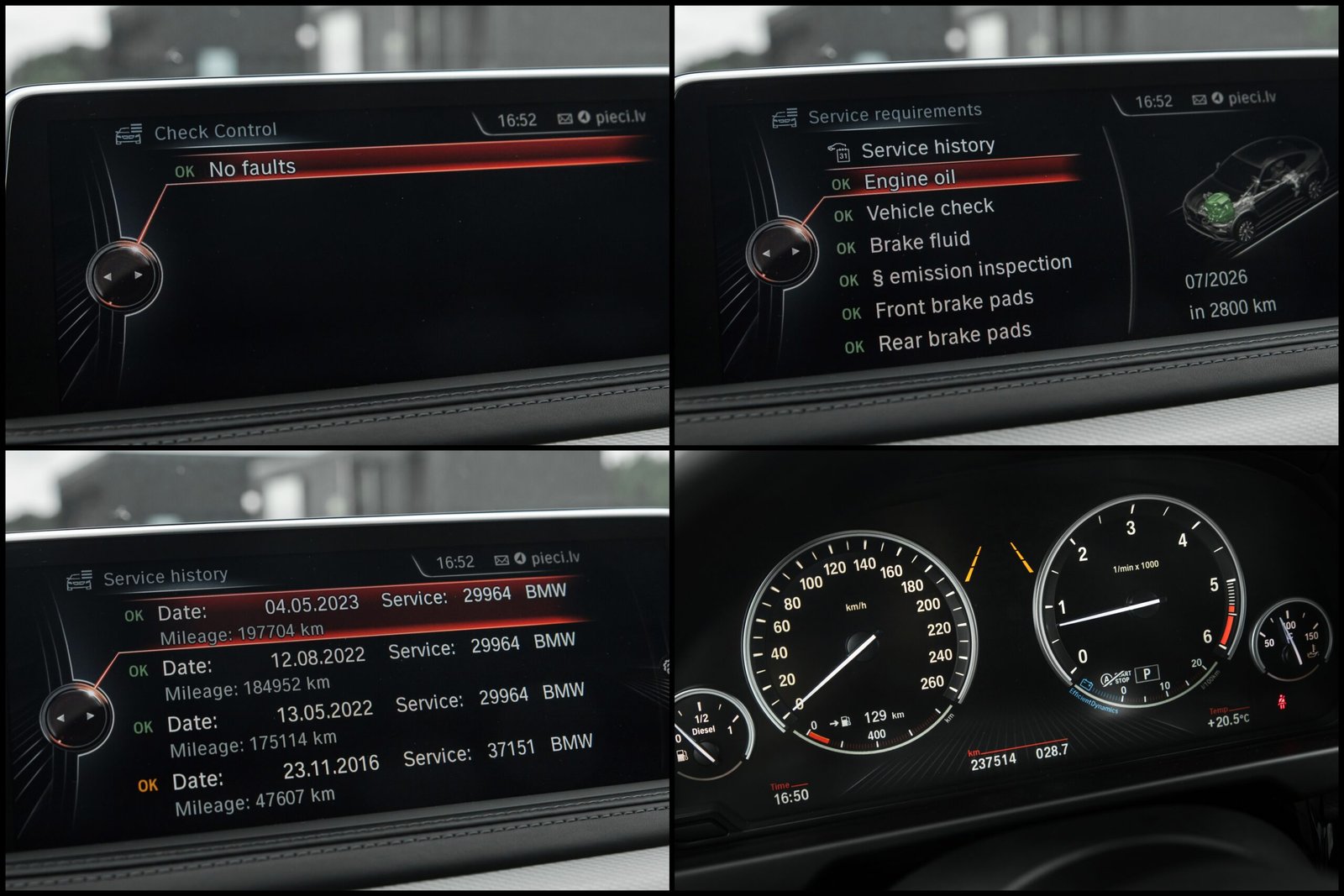 
								BMW X6 F16 3.0D 30D 190KW M-SPORTPAKET full									