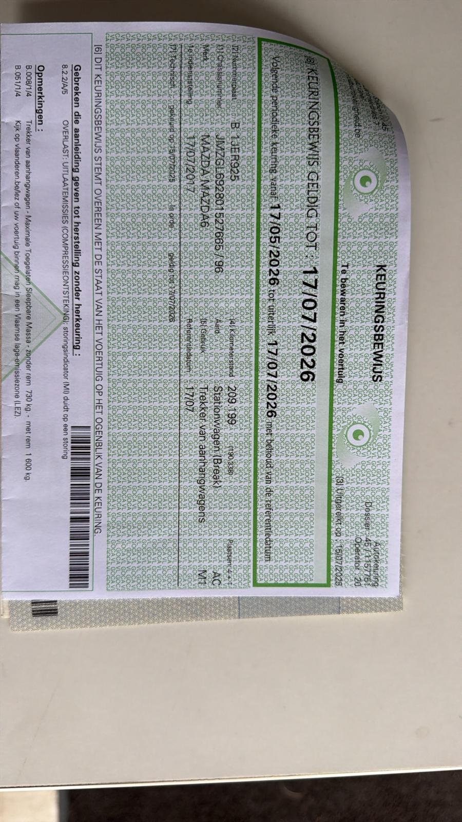 
								MAZDA 6 2.2D FULL OPTIONS full									